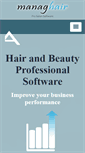 Mobile Screenshot of managhair.com